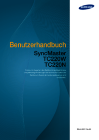 Zobrazit dokument Samsung TC220W Uživatelský manuál