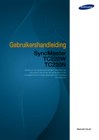 Zobrazit dokument Samsung TC220W Uživatelský manuál