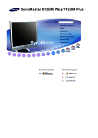 Zobrazit dokument Samsung 713BMPLUS Uživatelský manuál